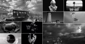 Black and white 3d artworks