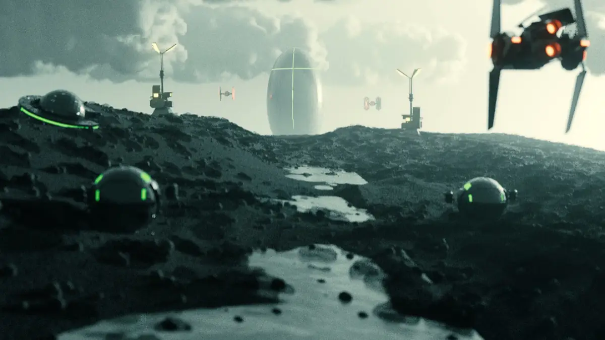 sci fi 3d art, stefanos gkountouvas