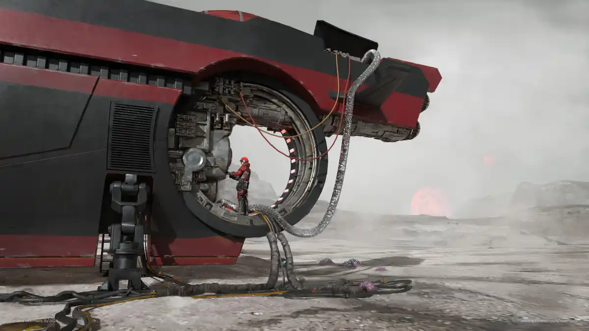 scifi 3d art, christos marmeris
