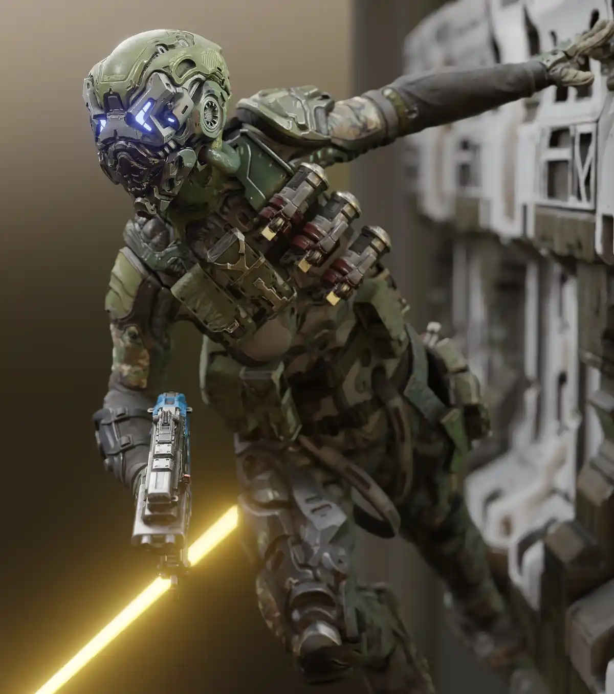 Fotis Tsantilas, Titanfall pilot, 3d art