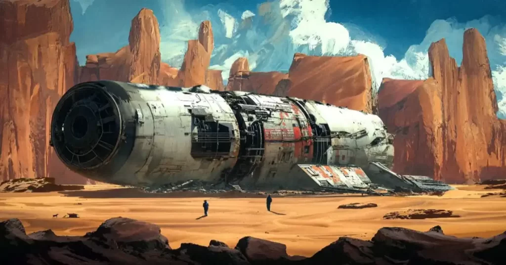 scifi 2D painting ZAGORAIOS TONY,