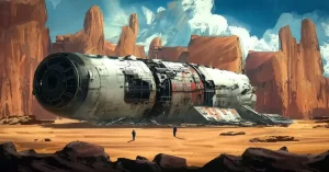 scifi 2D painting ZAGORAIOS TONY,