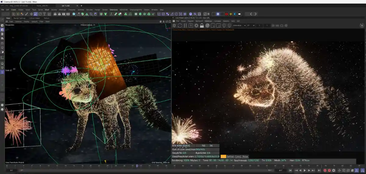 silent fireworks cg social campaign animation yeti pictures 2