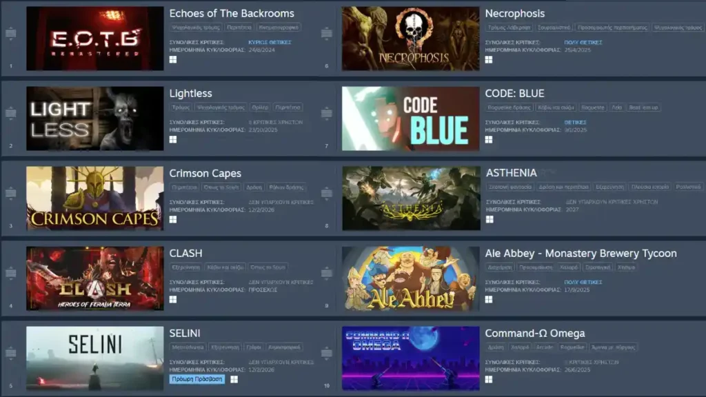 Steam greek video games cover b 3D Trek