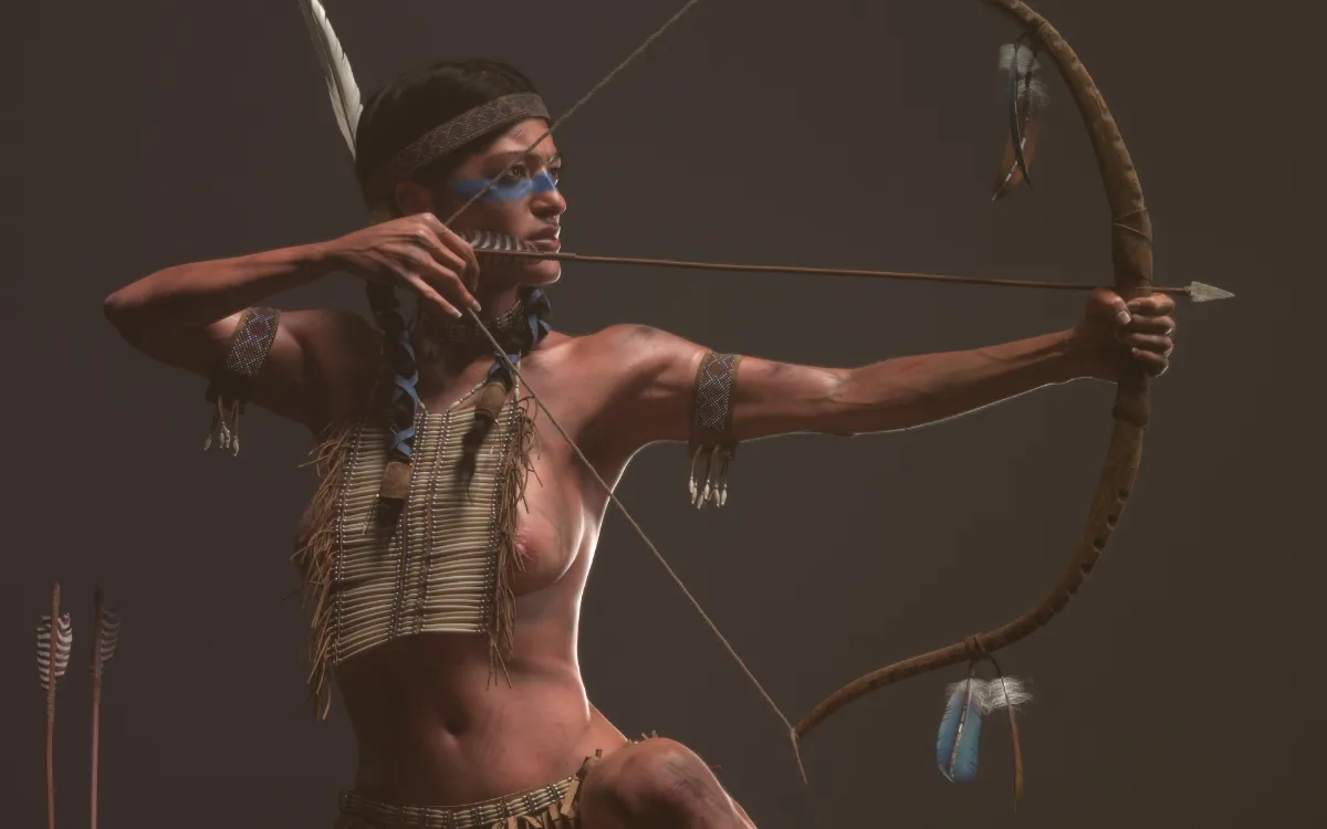 Stavros karagiannis 3d character artist indian woman